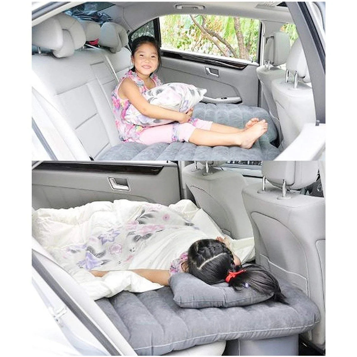 Comfy Car Camping Inflatable Bed with Pillows & Pump (Portable)