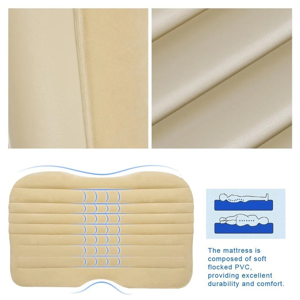 Comfy Car Camping Inflatable Bed with Pillows & Pump (Portable)