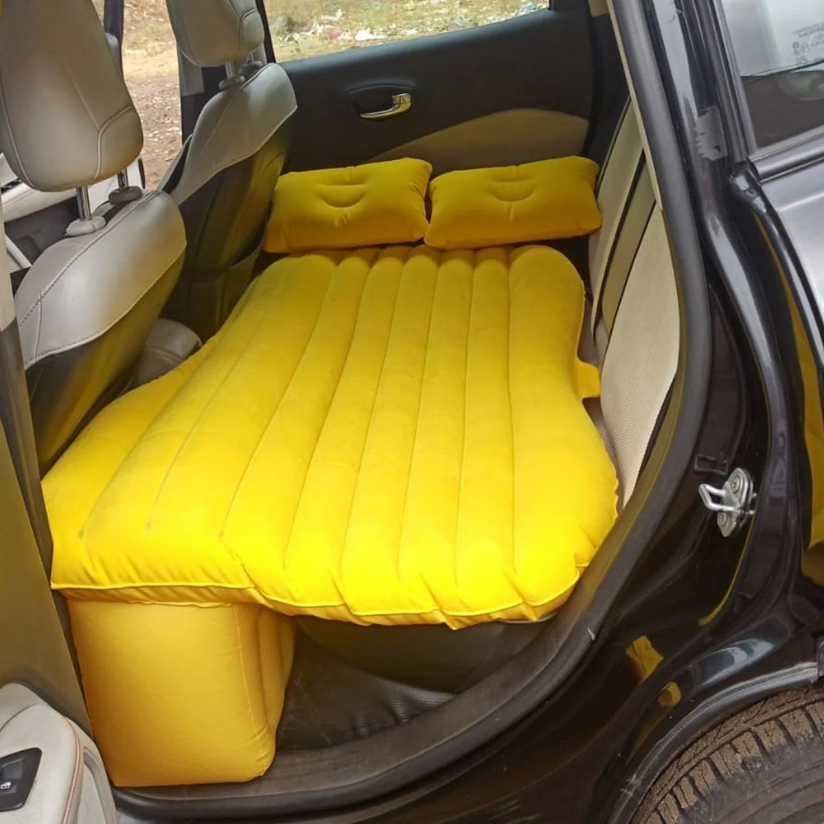 Comfy Car Camping Inflatable Bed with Pillows & Pump (Portable)