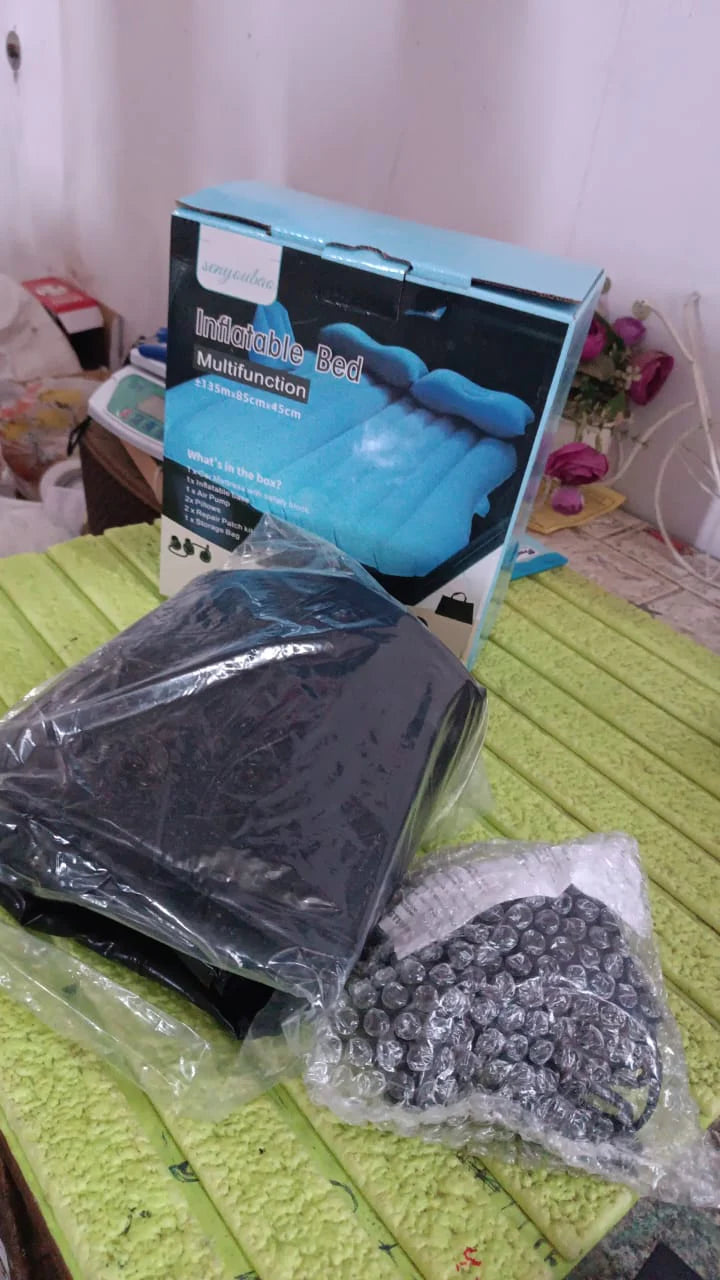 Comfy Car Camping Inflatable Bed with Pillows & Pump (Portable)